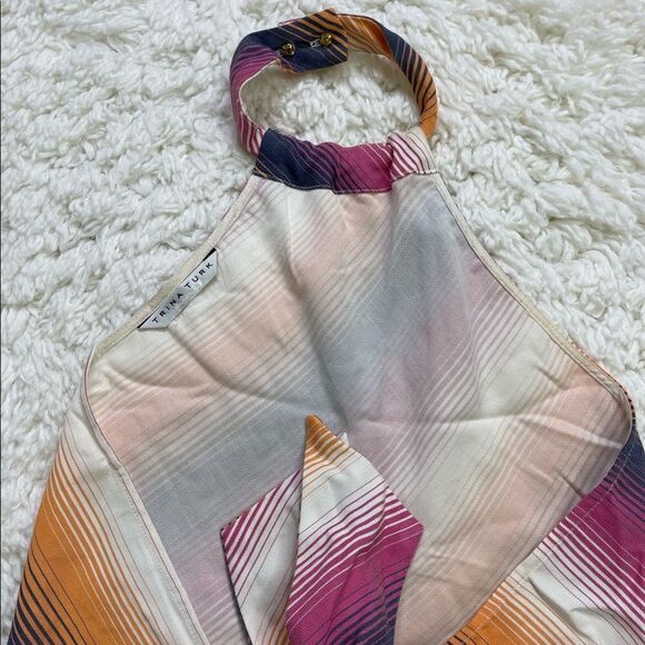 Trina Turk Halter Top Midi Skirt Rainbow Set - Picture 8 of 11